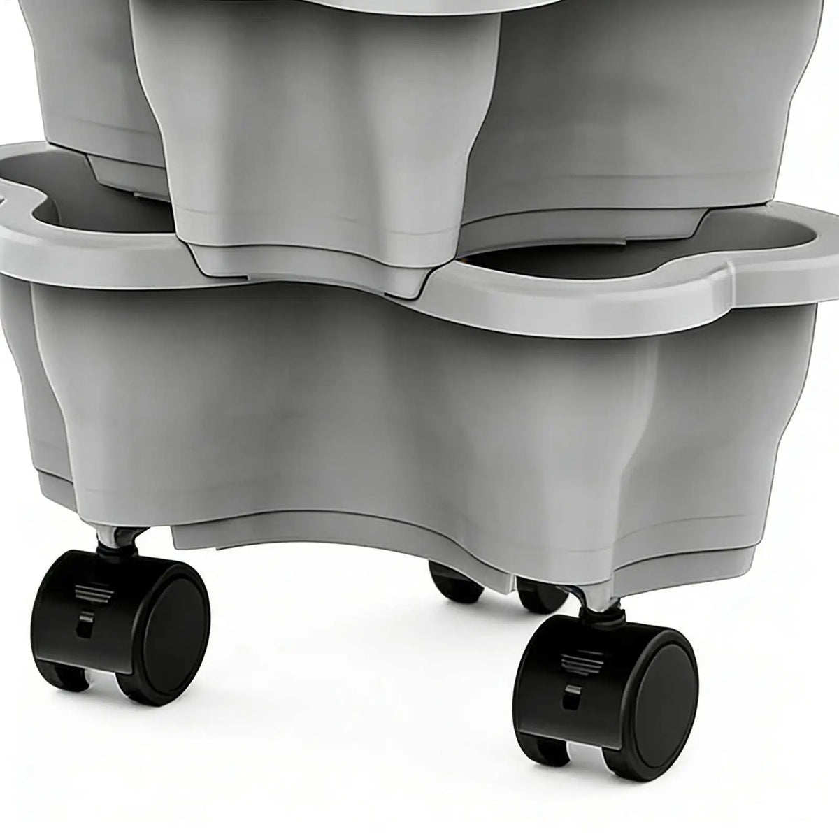 Stackable Vertical Planter Tower — Grow Strawberries & Herbs on Wheels