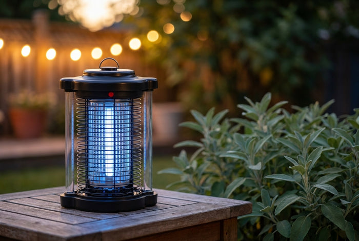 Outdoor Electric Bug Zapper — 4200V Mosquito & Fly Killer, Waterproof Plug-In Lantern