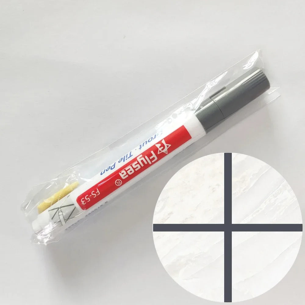 Grout Pen — Restore Dingy Tile Grout to Bright White, No Scrubbing