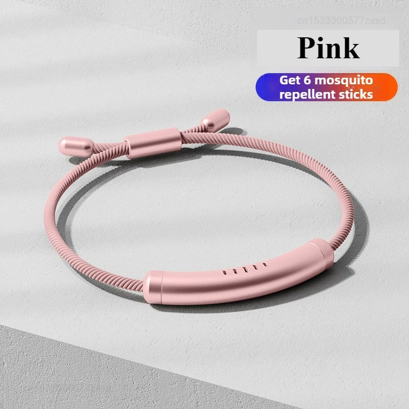 Mosquito Repellent Bracelet — Refillable Plant-Oil Band, DEET-Free & Adjustable