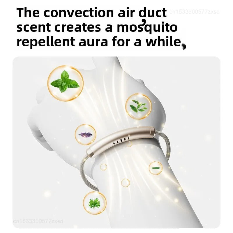 Mosquito Repellent Bracelet — Refillable Plant-Oil Band, DEET-Free & Adjustable