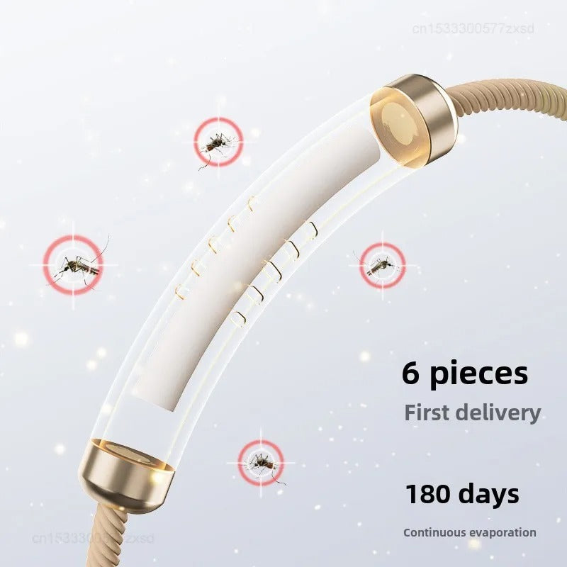 Mosquito Repellent Bracelet — Refillable Plant-Oil Band, DEET-Free & Adjustable