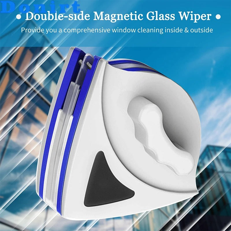 Double-Sided Magnetic Window Cleaner — Clean Both Sides of Glass at Once