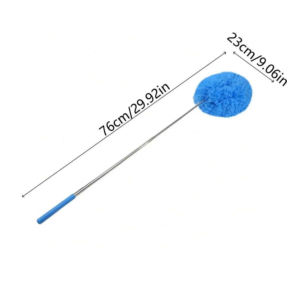 Microfiber Ceiling Fan Duster — Flexible Long-Handle Cleaner for Fans, Vents & Blinds