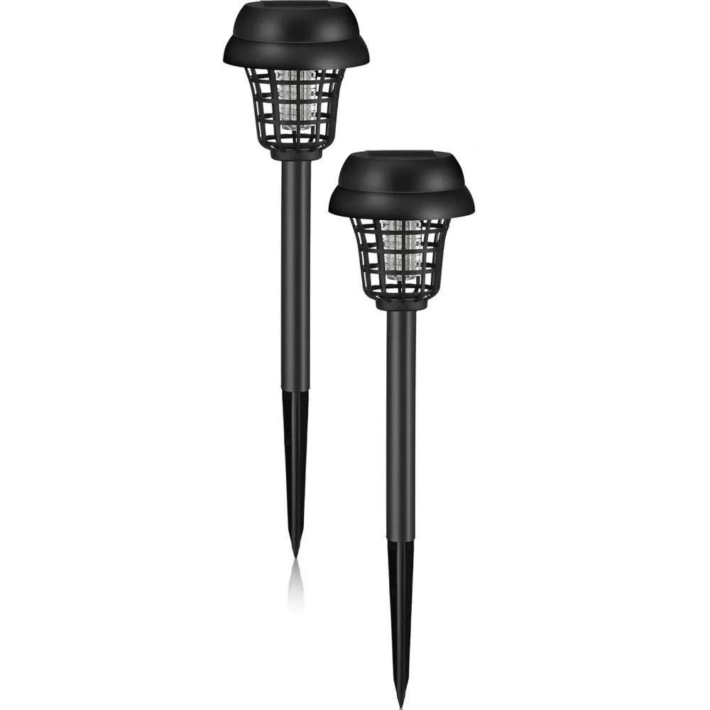 Solar Bug Zapper — Outdoor Mosquito Zapper Lamp & Garden Light, Cordless