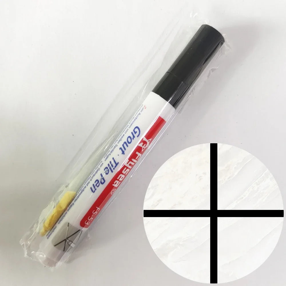 Grout Pen — Restore Dingy Tile Grout to Bright White, No Scrubbing
